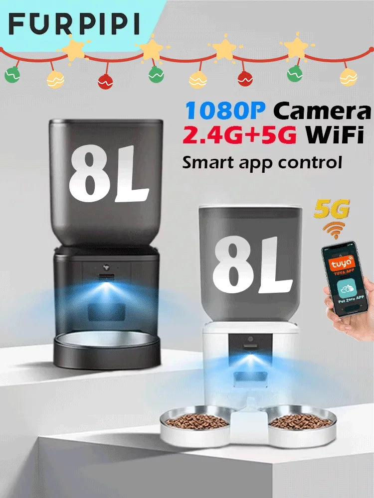 Furpipi 8L Smart Automatic Cat Feeders with - ProPawPet.com