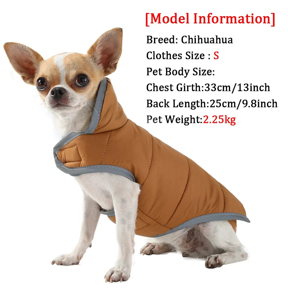 Reversible Dog Coat For Winter Fleece Warm - ProPawPet.com