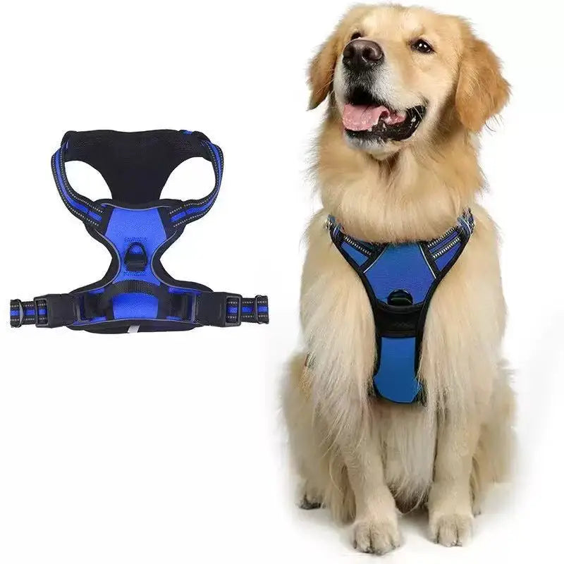 Reflective Adjustable Breathable Vest Chest - ProPawPet.com