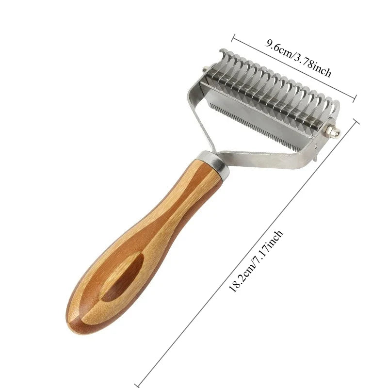 Dog Grooming Comb Knife Brush – 3 Colors
