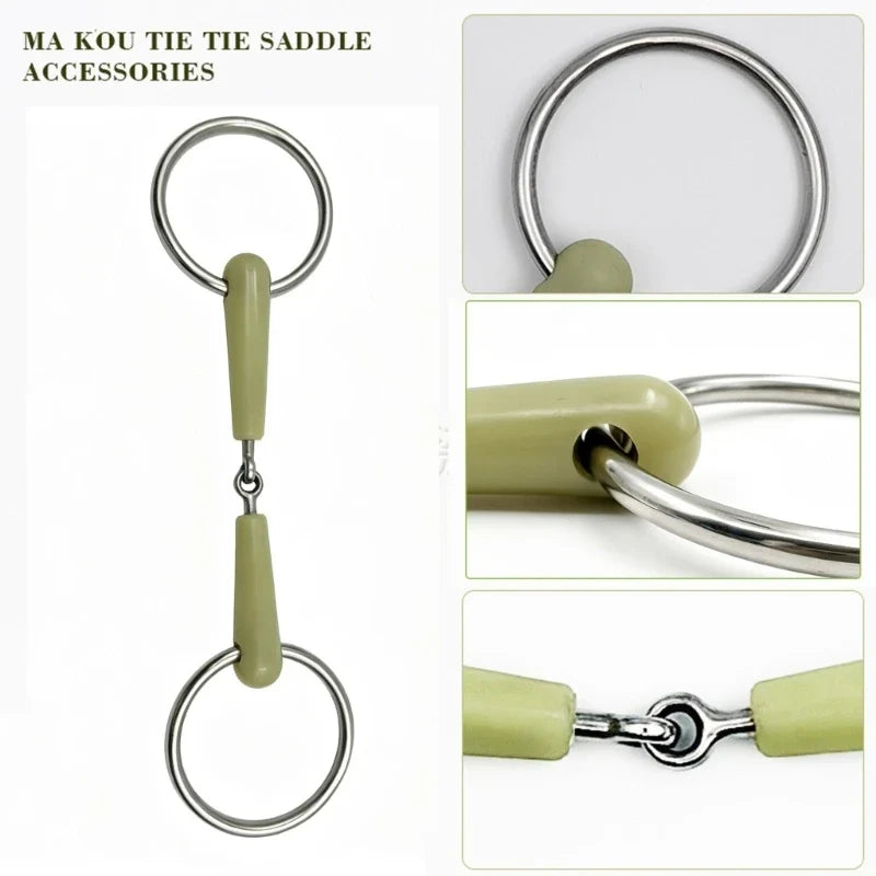 Q39E Stainless Steel Loose Rings Horse Mouth - ProPawPet.com
