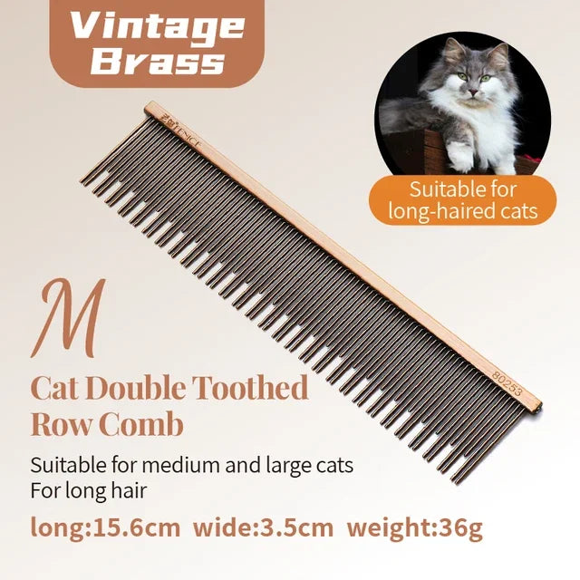 Fenice Pet Grooming Comb Cat Special Density Tooth – Cat Supplies
