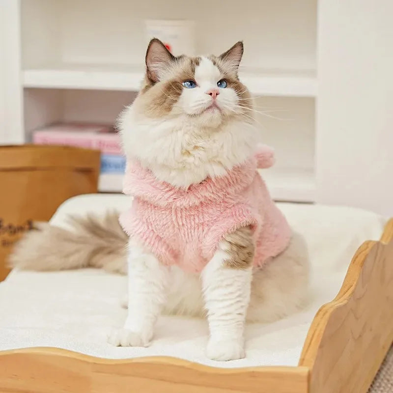 Fashion Cat Dog Hoodie with Buckle Winter - ProPawPet.com