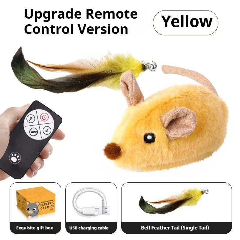 Automatic Sensing Moving Mouse Interactive Cat Toys, Rechargeable