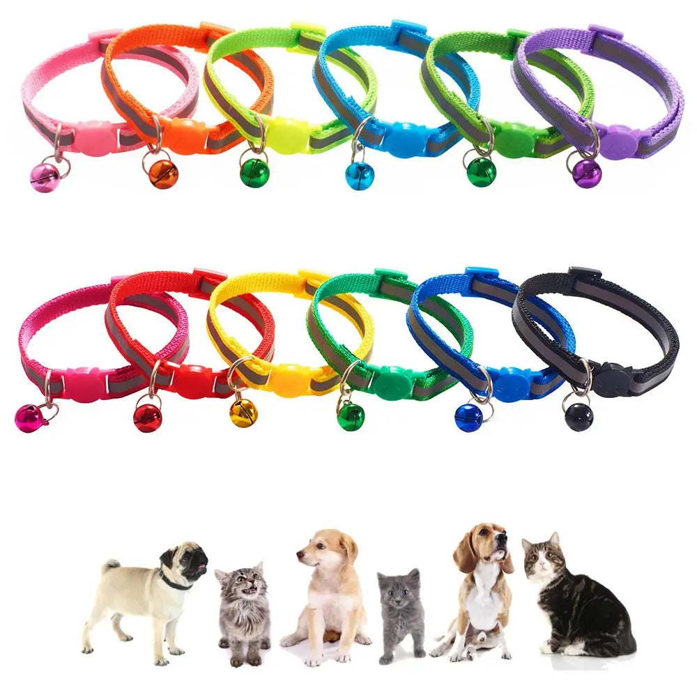 Options Cute Adjustable Size with Bells Cat - ProPawPet.com