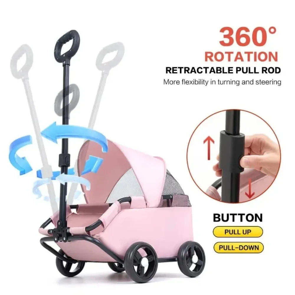 Foldable Portable Pet Stroller Manual - ProPawPet.com