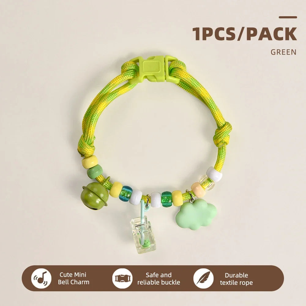 Cute Pet Beaded Necklace Cat Dog Collar - ProPawPet.com