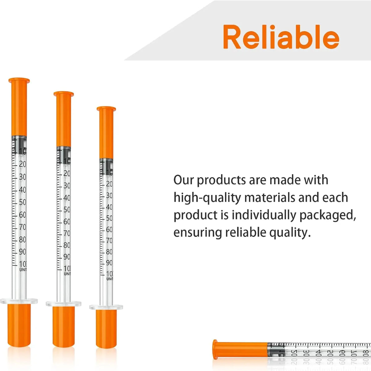 200/100 Pack 0.5/1ml Syringes with Needle - ProPawPet.com