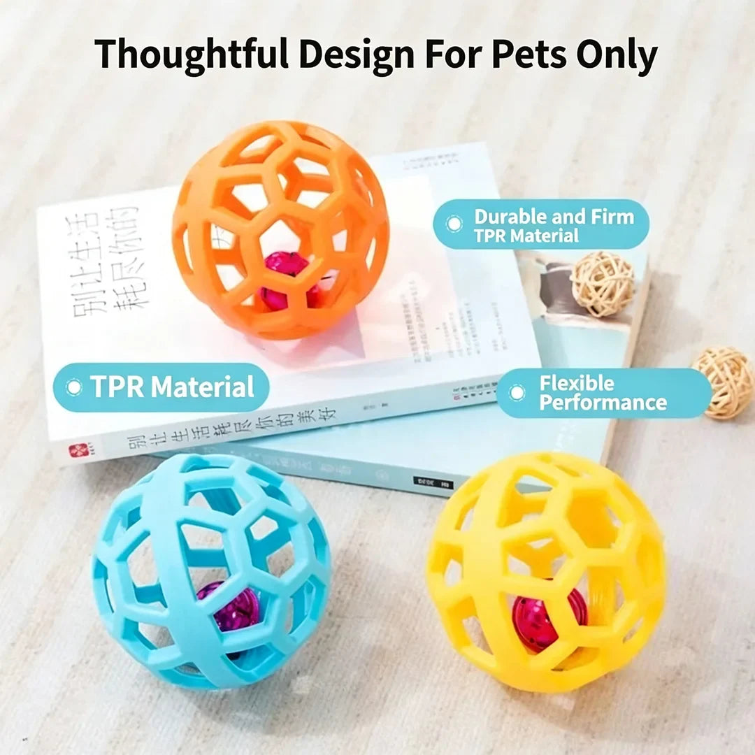Rubber Chew Resistant Ball with Bell for - ProPawPet.com