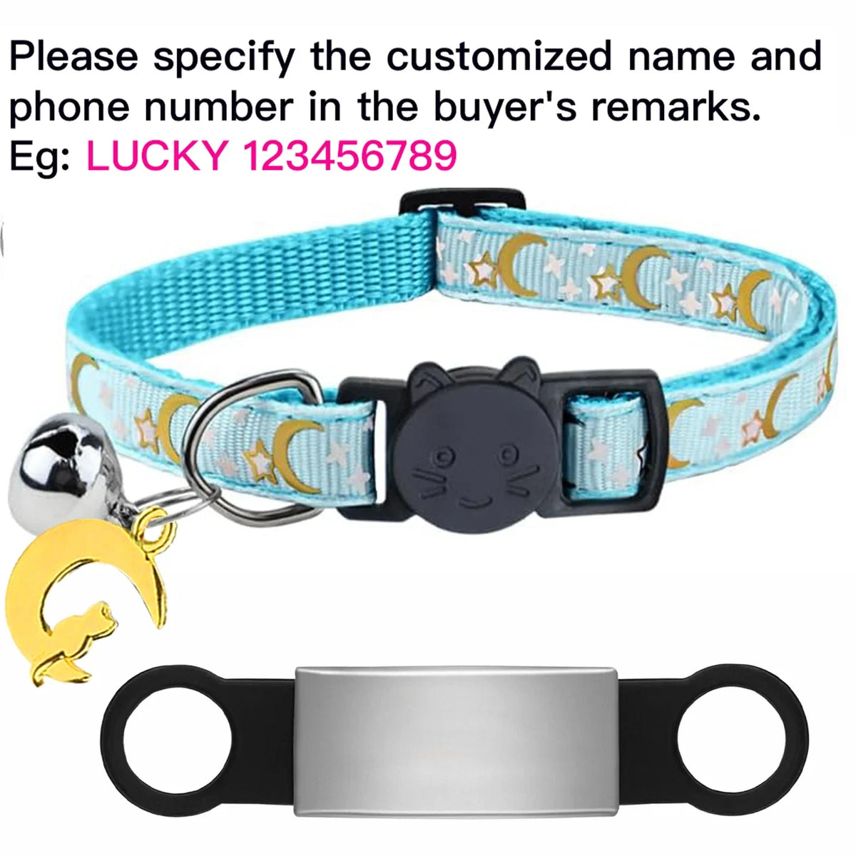 Custom Glow Cat Collar Free Engraved Anti Lost Pet ID – 16 Colors