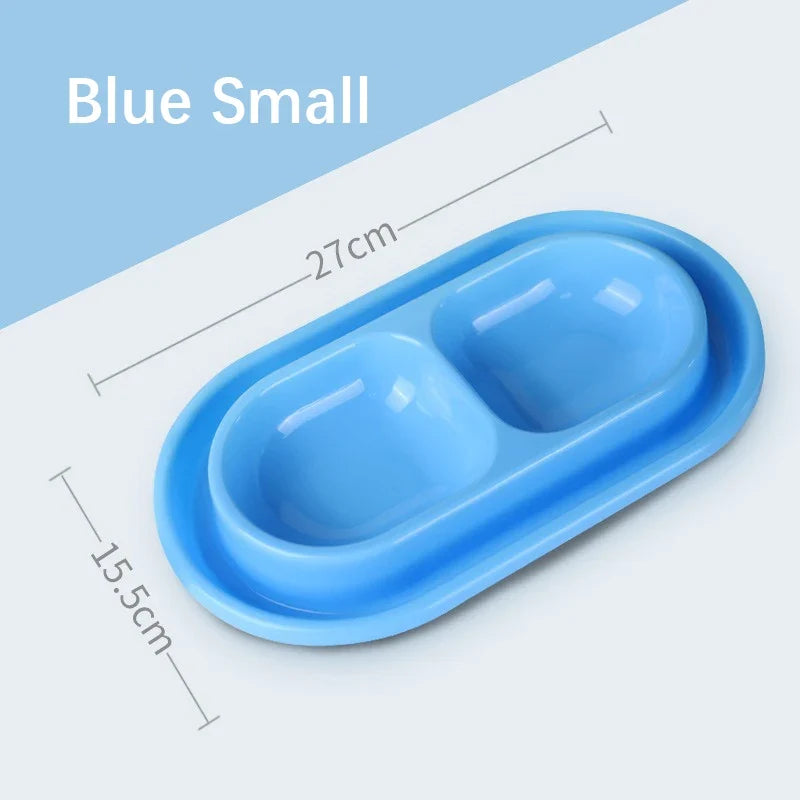 Pet Double Rice Dish Sturdy Durable Ant Resistant Stray Cat – Cat Supplies
