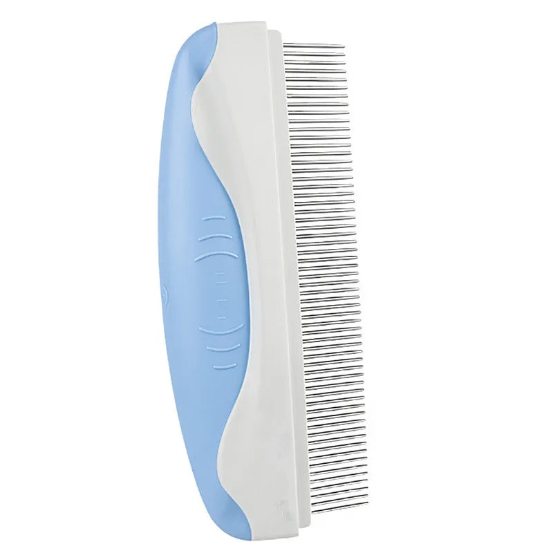 Dog Comb Massage Grooming Brush, Stainless Steel