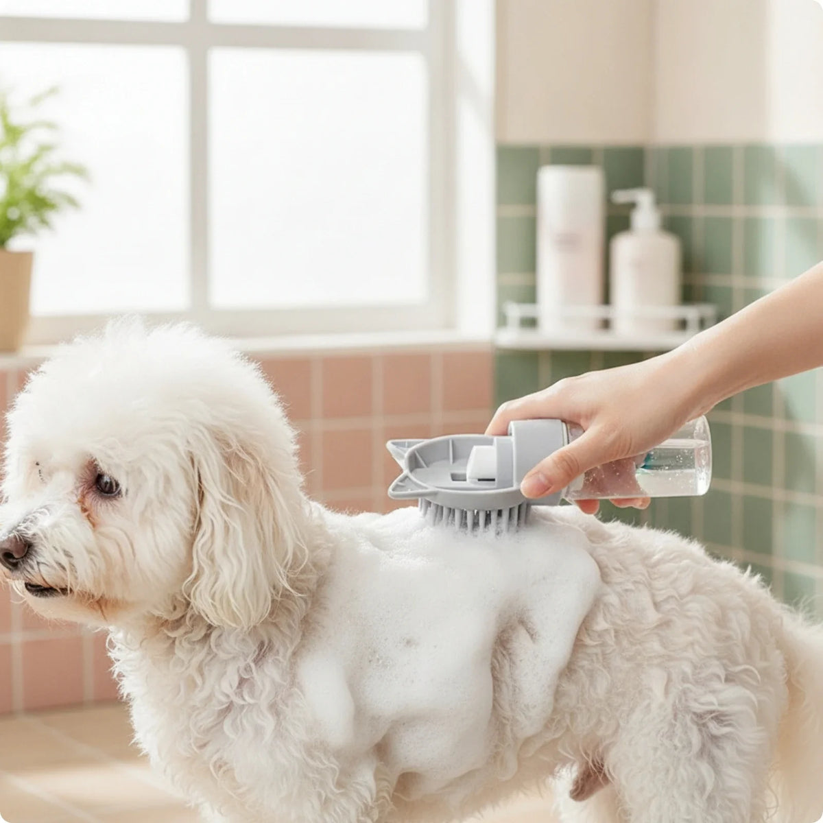 Pet Bathing Brush – Dog Supplies