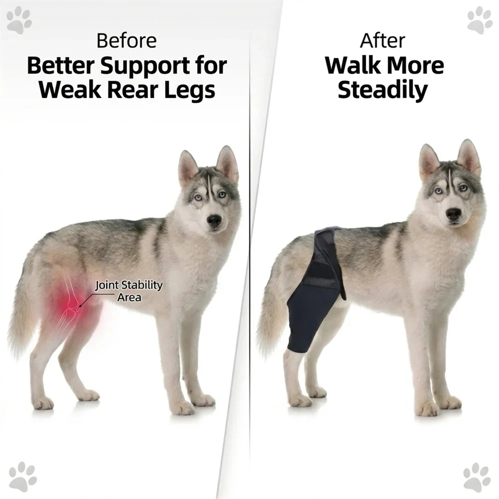 Dog Rear Leg Brace for Large Dogs Knee Joint - ProPawPet.com