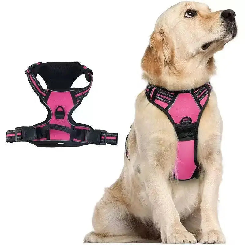 Reflective Adjustable Breathable Vest Chest - ProPawPet.com