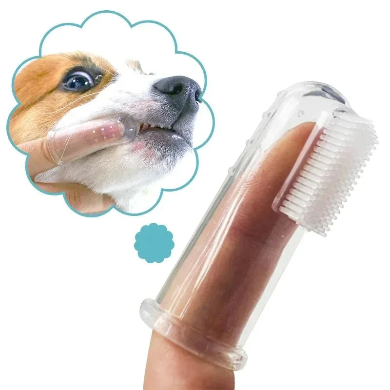 1/2/3pcs Soft Pet Dog Finger Toothbrush Dog - ProPawPet.com
