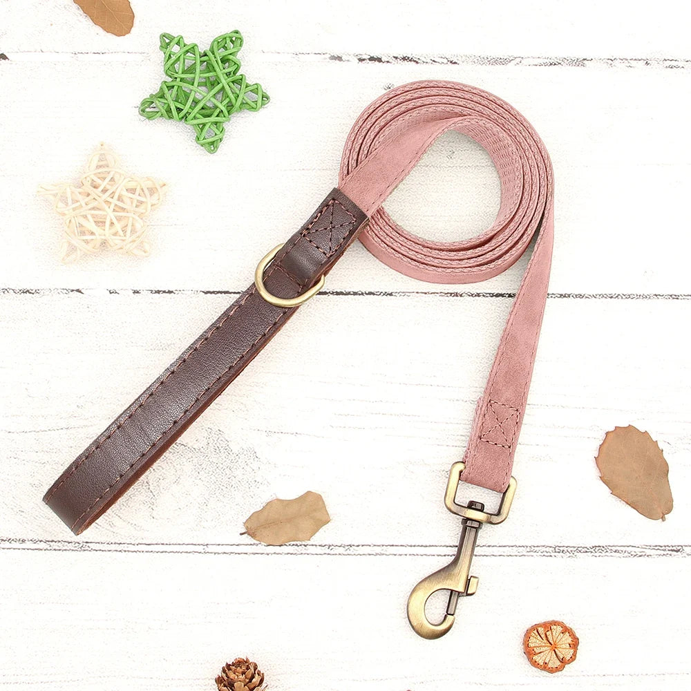 4.5ft Dog Lead Rope 9 Colors PU Leather Small Medium Large