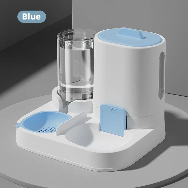 2 in 1 Automatic Pet Food Feeder and Water Dispenser – Cat Bowls & Feeders
