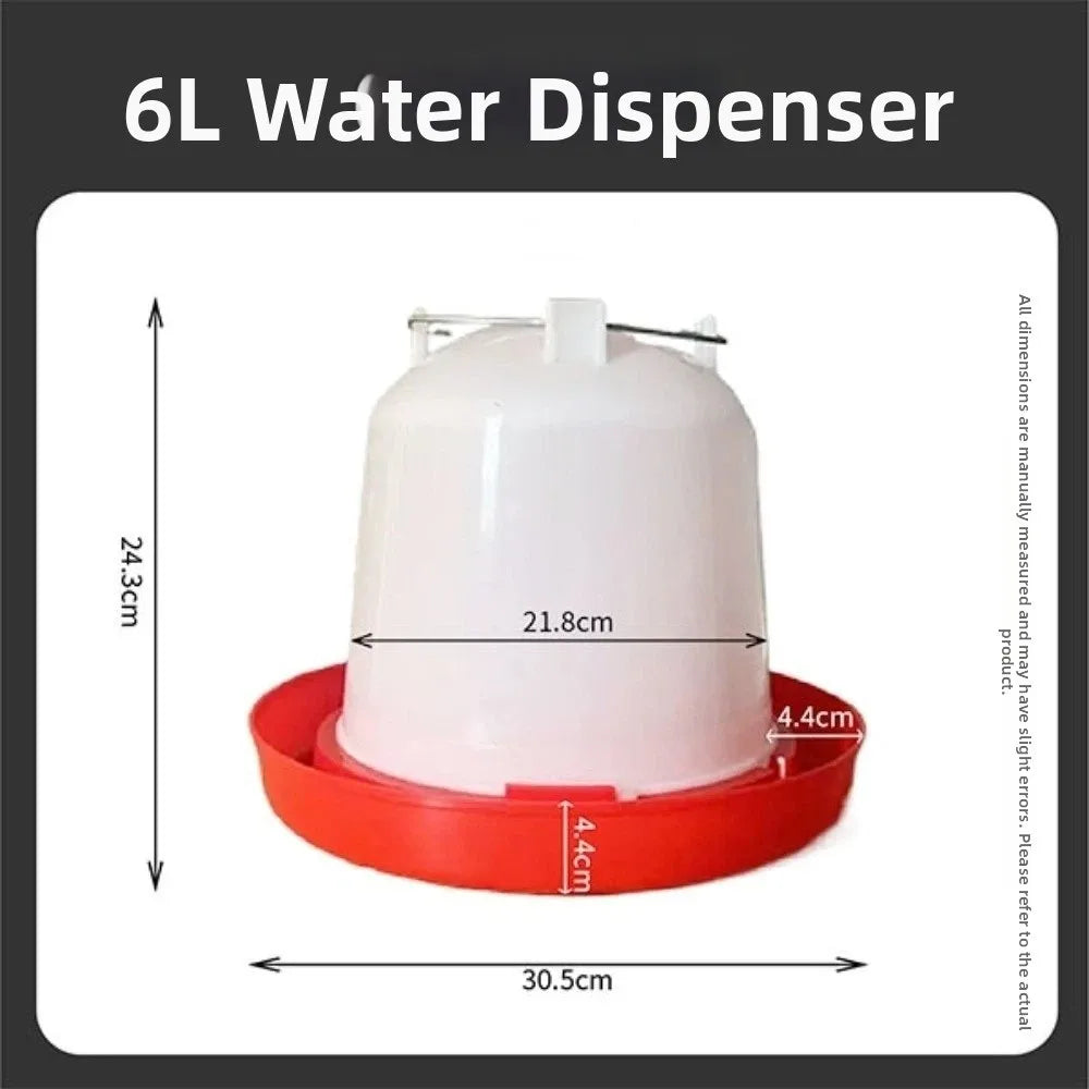 Plastic Poultry Drinker Feeder 1.5L 8L 15L - ProPawPet.com