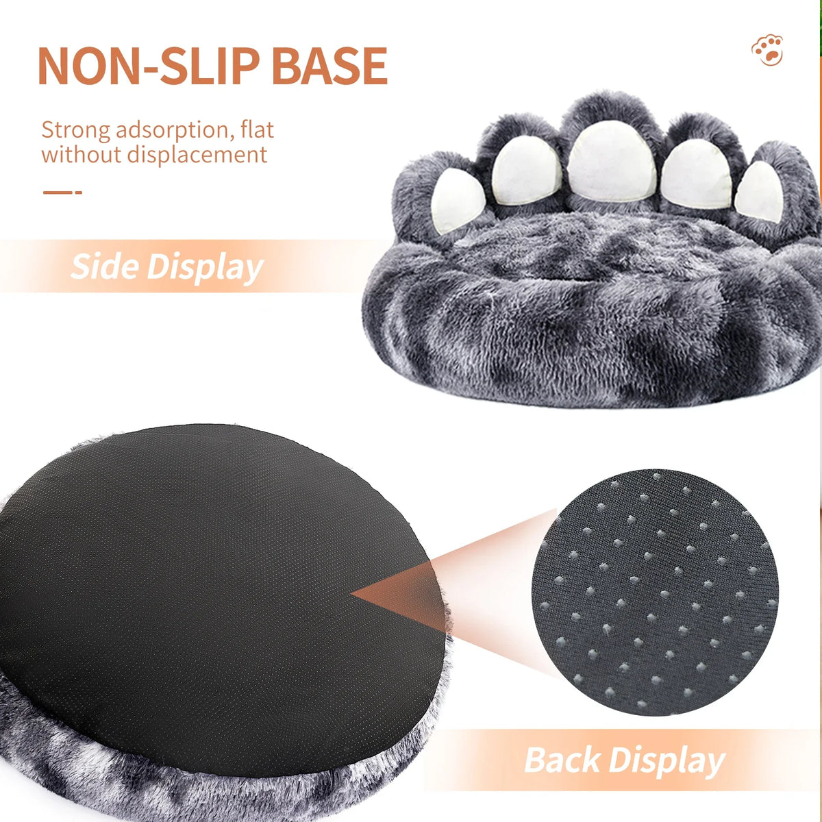Cozy Comfy Pet Dog Bed Paw Shape Warm Dog - ProPawPet.com