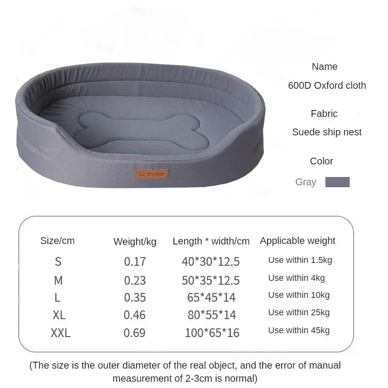 Double Sided Dog Bed Big Size Extra Large - ProPawPet.com