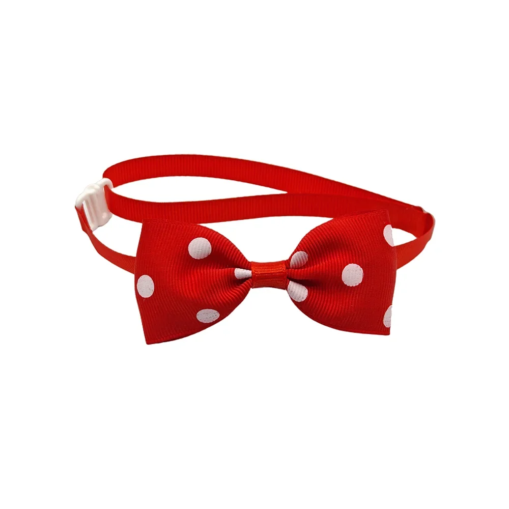 Ribbon Bow Ties for Dogs Adjustable Neck – 13 Colors