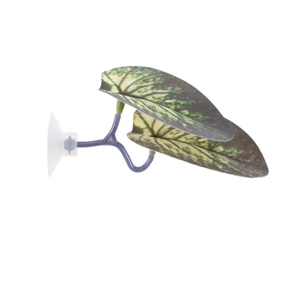 Plastic Betta Fish Rest Leaf Simulated Lotus - ProPawPet.com