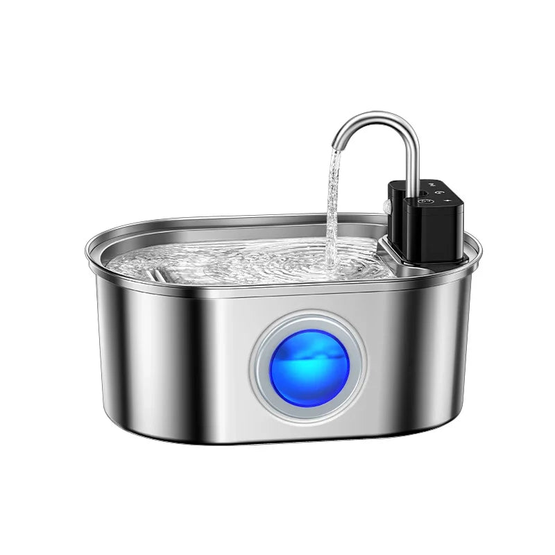 Rojeco Stainless Steel Cat Water Fountain – Cat Supplies