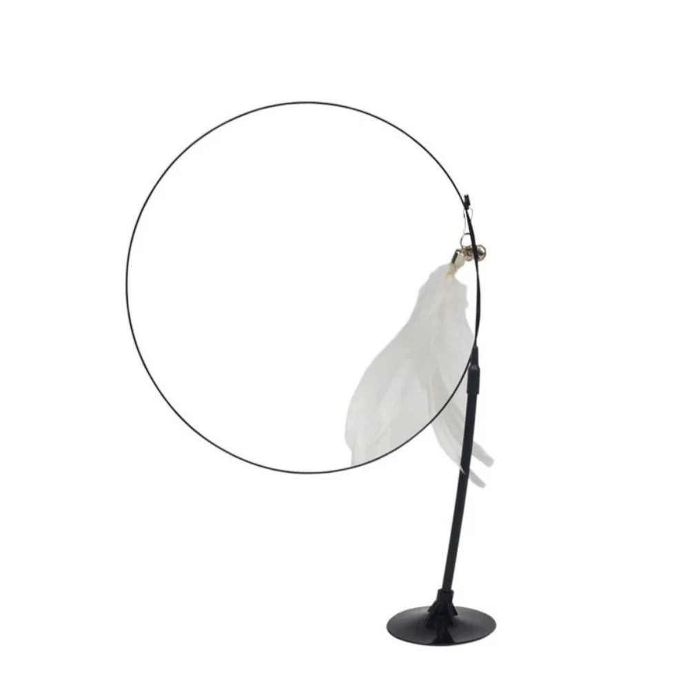 Detachable Cat Teasing Wand with Bell Long Pole Toys – Cat Supplies