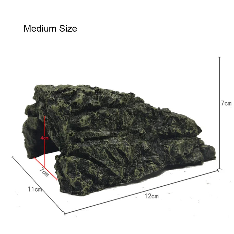 Aquarium Decoration Resin Aquatic Fish Tank – 3 Colors