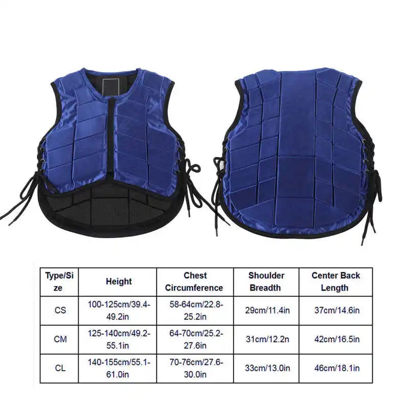Children Equestrian Vest Kids Safety Horse - ProPawPet.com