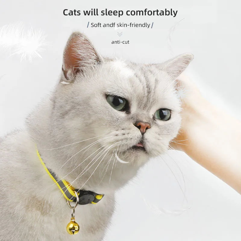 ROJECO Cat Collar with Bell Reflective - ProPawPet.com