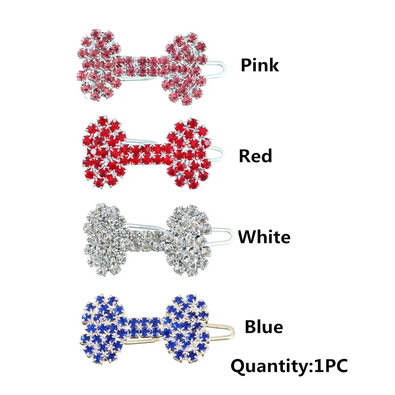 Fashion Crystal Rhinestone Dog Hair Clip - ProPawPet.com