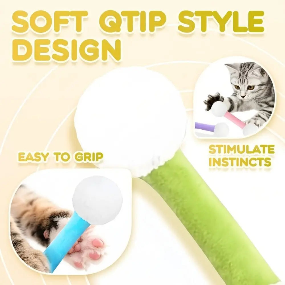 New Soft Q Tip Cat Self-Play Giant Swabs - ProPawPet.com