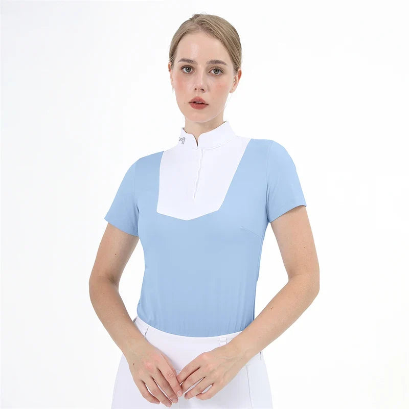M LOGO Equestrian T-Shirts Short Sleeve Tops - ProPawPet.com