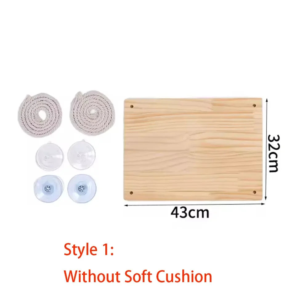 Wood Cat Window Perch – 2 Colors