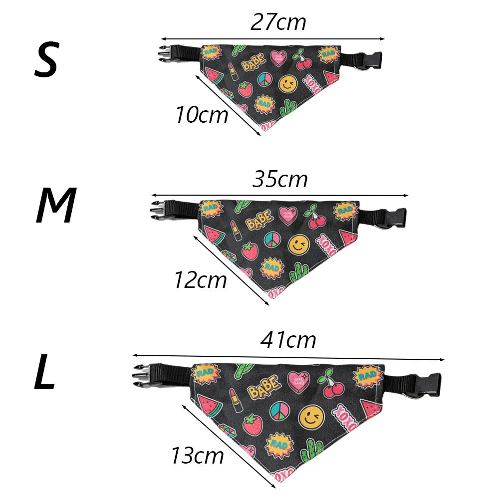 Sweet Print Puppy Dog Collar Bandana for - ProPawPet.com