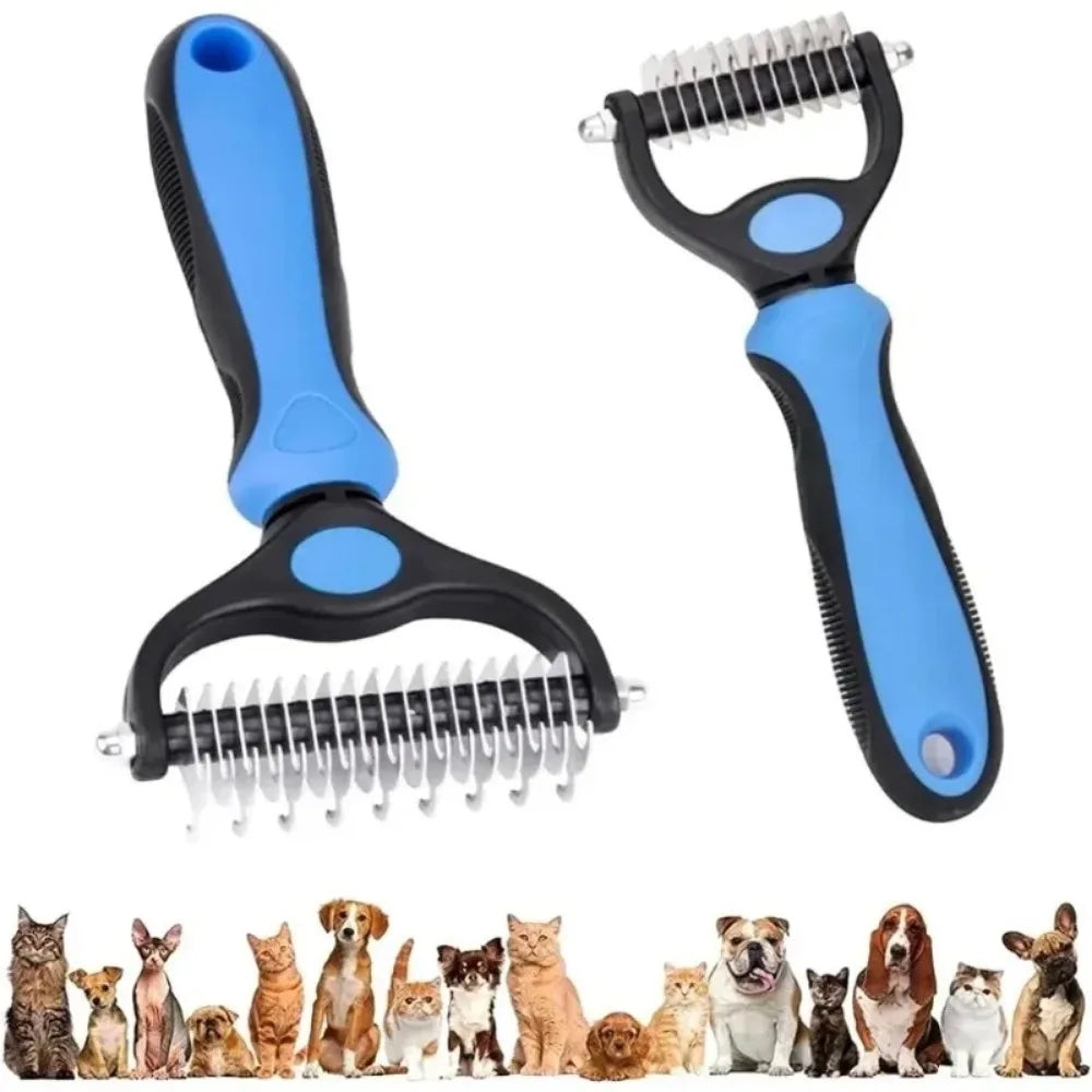 1/2Pcs Pet Deshedding Brush Dog Hair Remover - ProPawPet.com