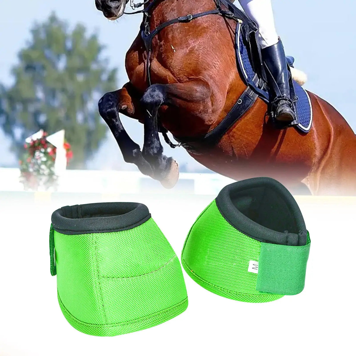 Horse Bell Boots Care with Loop Closure Lightweight Easily – 3 Colors