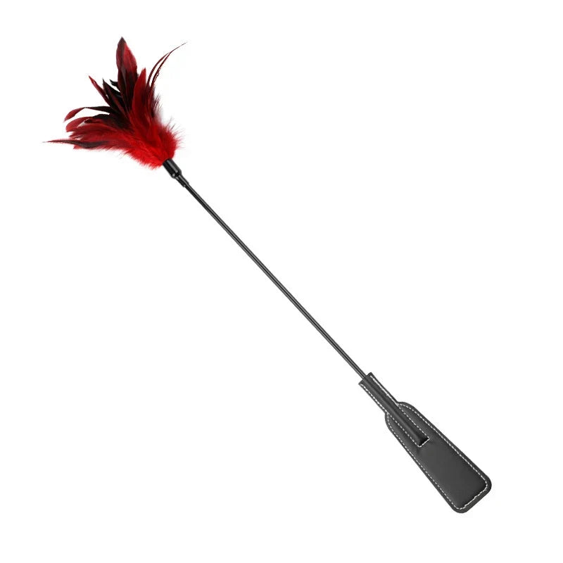 PU Leather Feather Paddles,,whip Spanking Flogger Role Play – 4 Colors