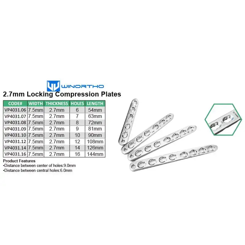 2.0&2.4&2.7mm LCP locking compression plates - ProPawPet.com