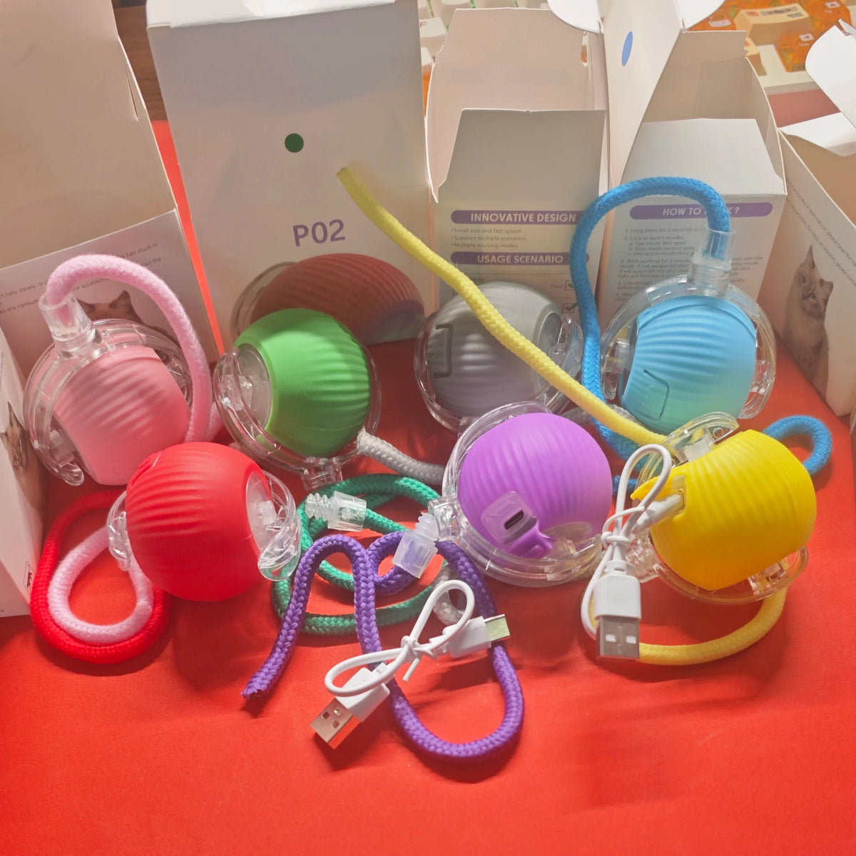 Dog Interactive Ball Toy Automatic Rolling - ProPawPet.com