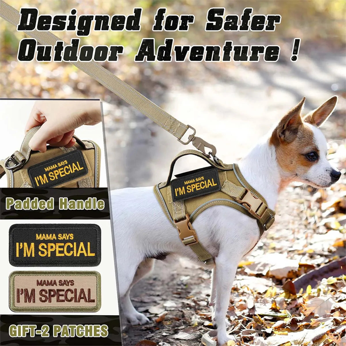 Tactical Dog Harness for Small Dogs - - ProPawPet.com