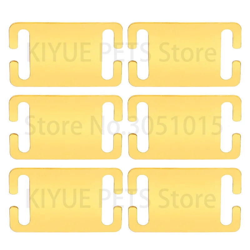 20Pcs Personalized Pet Dog ID Tag Square - ProPawPet.com