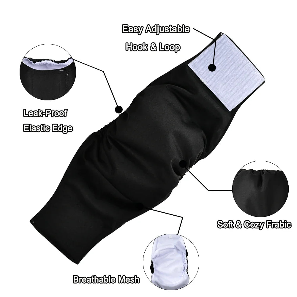 3pcs Reusable Belly Band for Male Dogs - ProPawPet.com