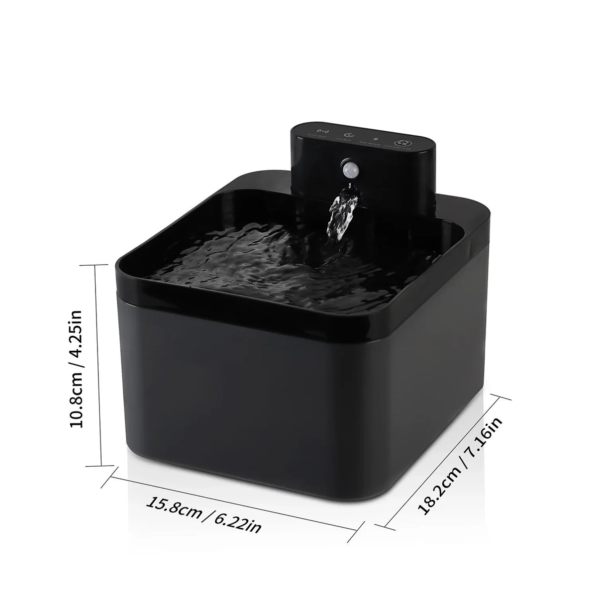 2.2L Wireless Cat Water Fountain Battery & - ProPawPet.com