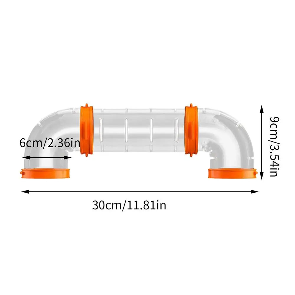 Hamster Toy Tunnel Remodeled Enclosure
