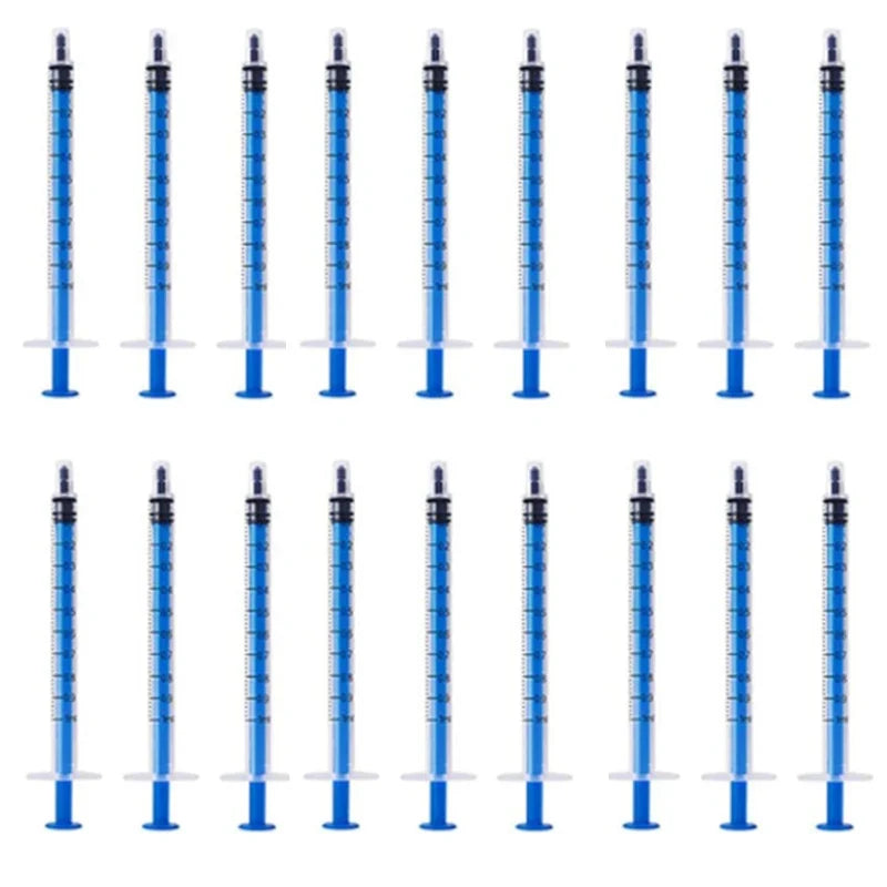 1ml-10ml Plastic Bulk Needle-free Disposable Syringes – 9 Colors