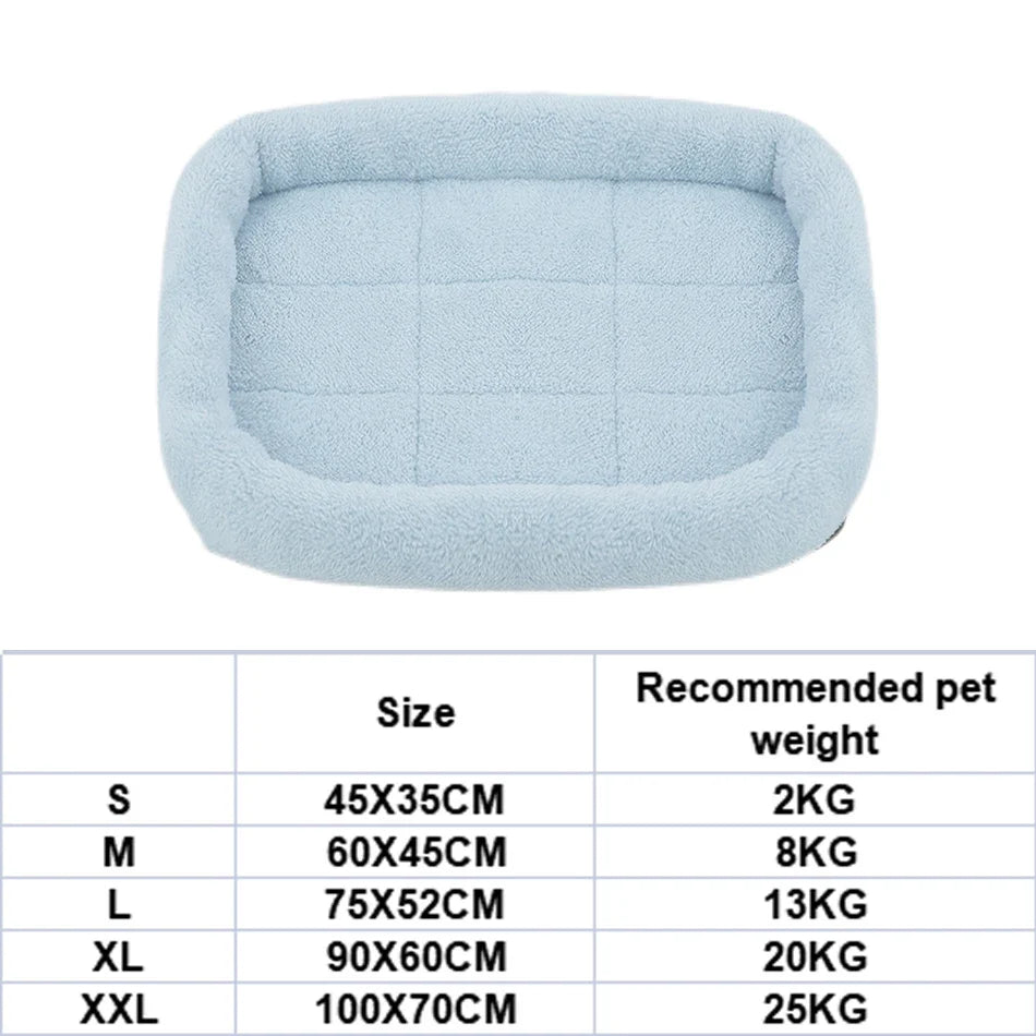 Soft Plush Square Dog Bed Mat Beds for Dogs - ProPawPet.com