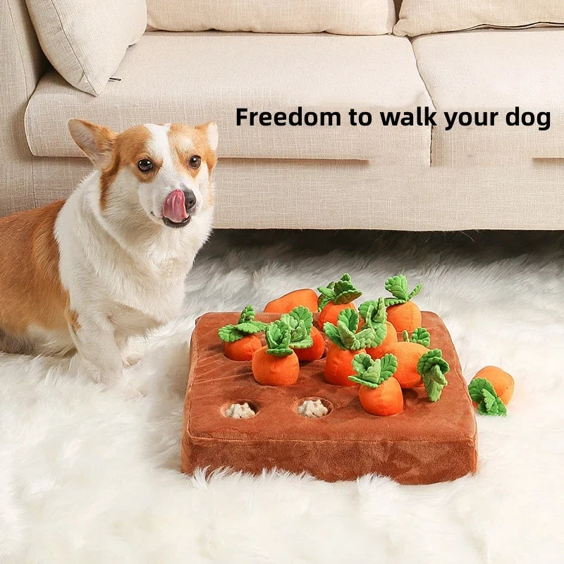 Dog Carrot Plush Toy Interactive Dog Toys - ProPawPet.com